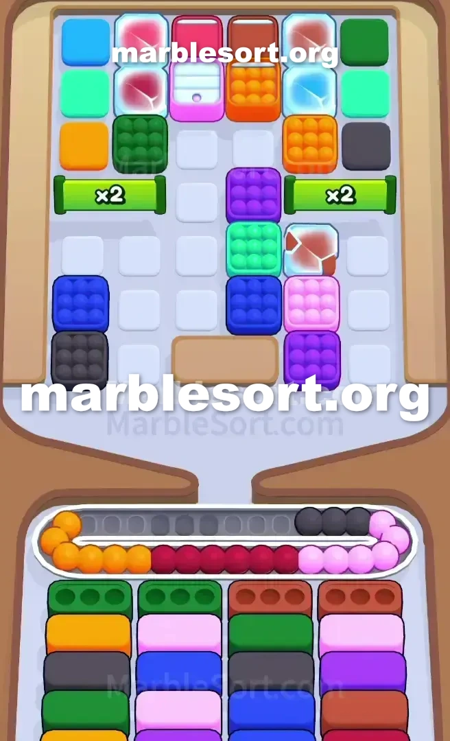 Marble Sort Level 589 screenshot 2