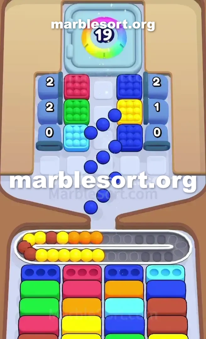 Marble Sort Level 591 screenshot 2