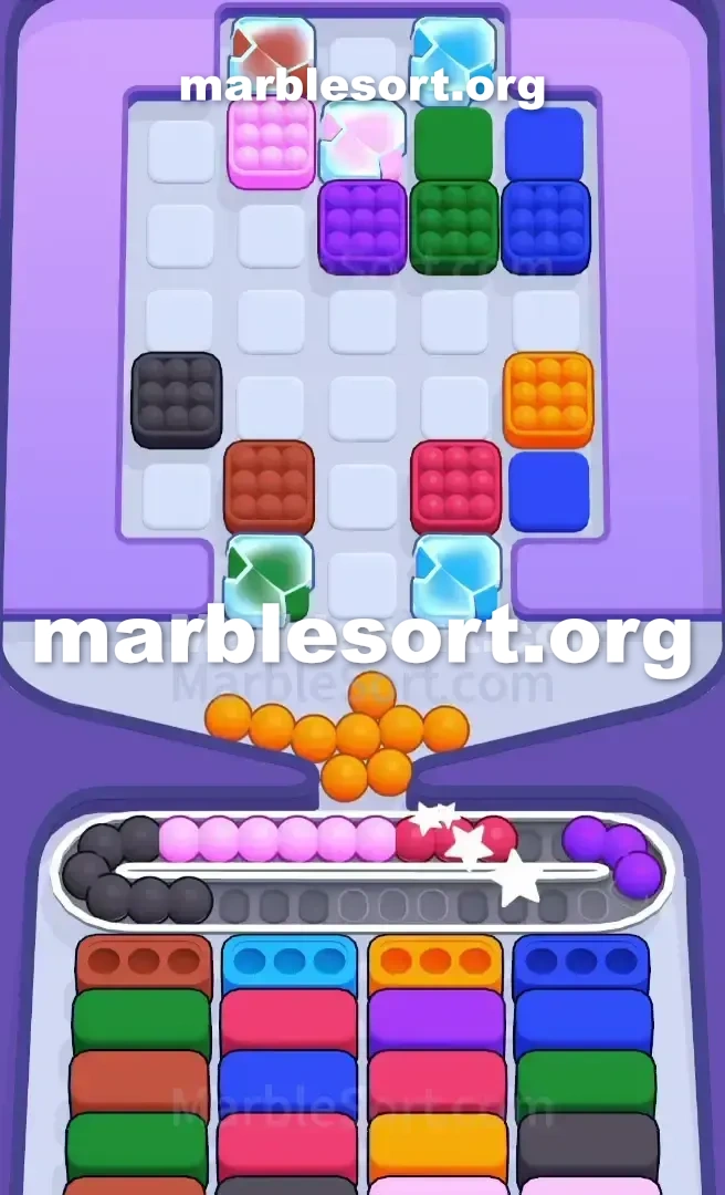 Marble Sort Level 595 screenshot 2