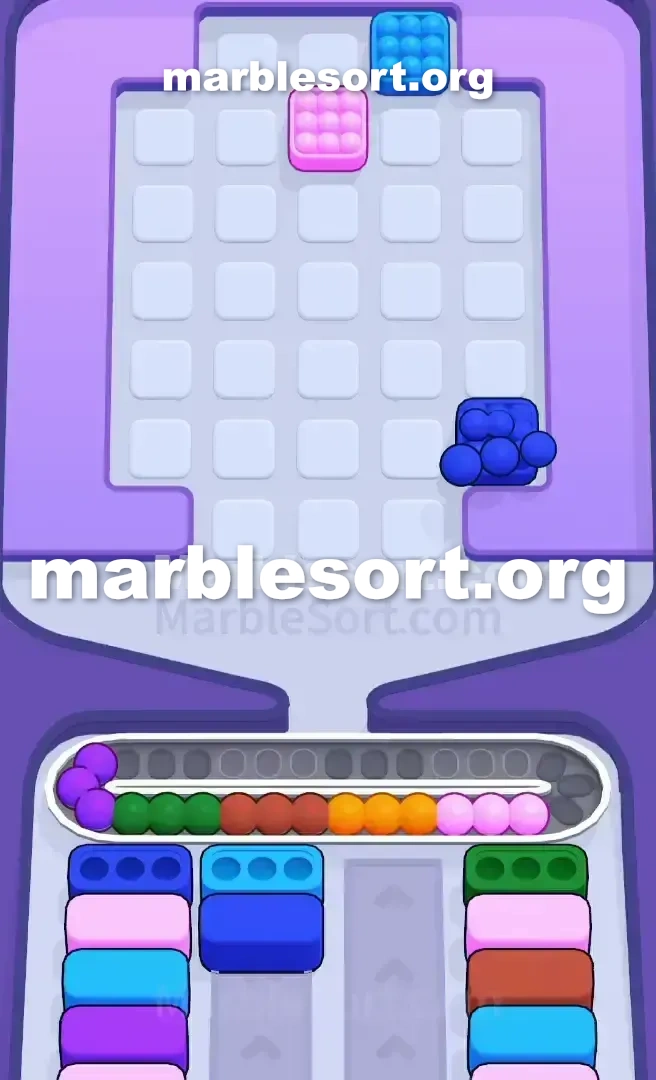 Marble Sort Level 595 screenshot 4