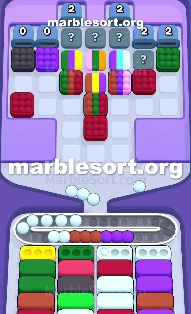 Marble Sort Level 596 screenshot 2