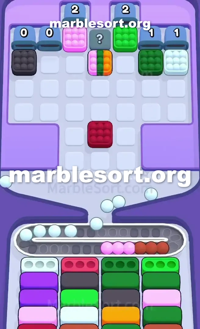 Marble Sort Level 596 screenshot 3