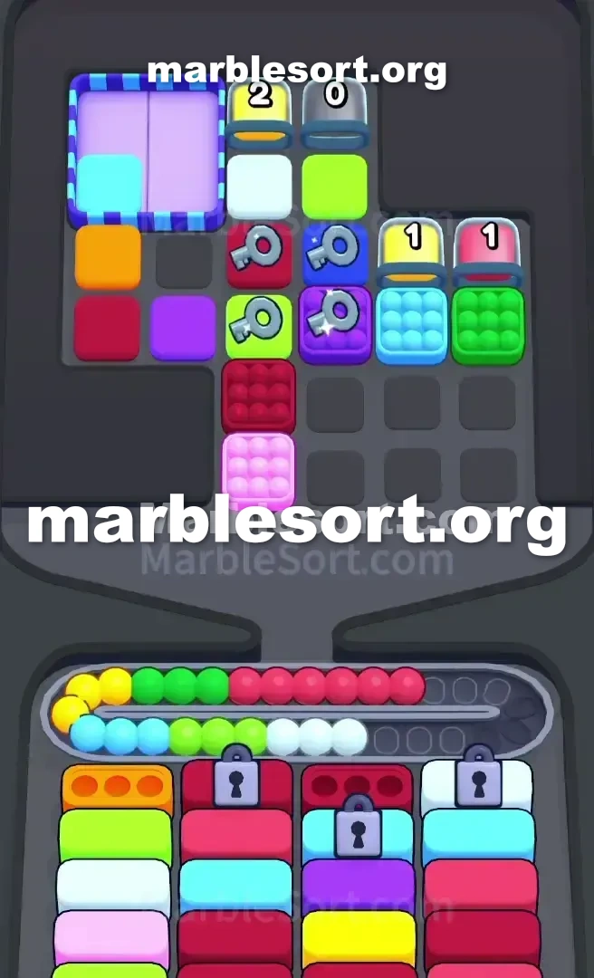 Marble Sort Level 597 screenshot 2