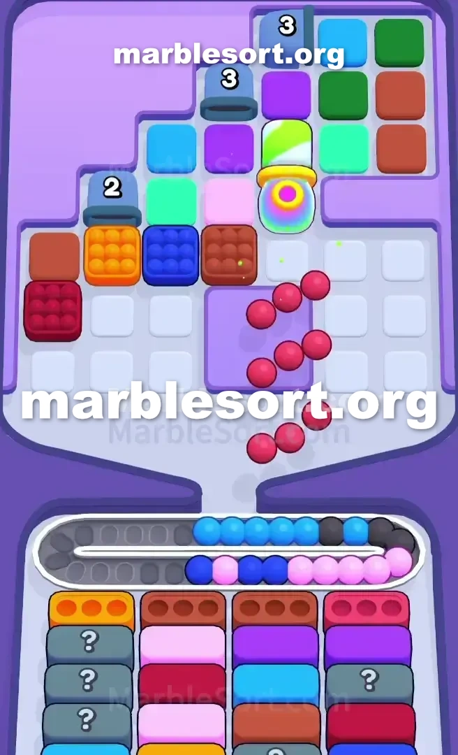 Marble Sort Level 598 screenshot 2