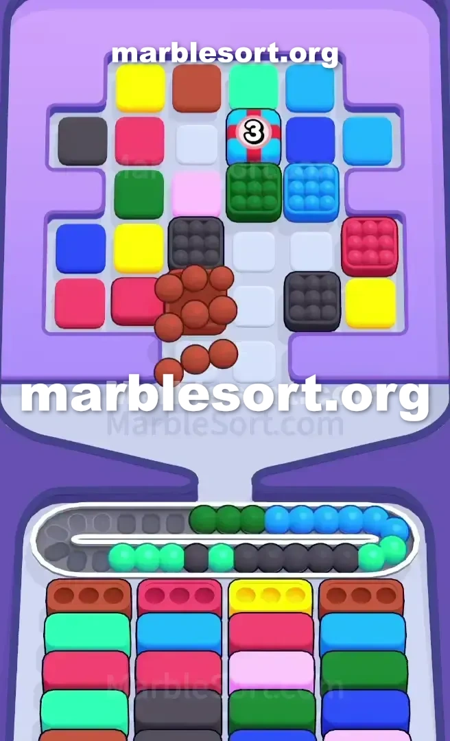Marble Sort Level 601 screenshot 2