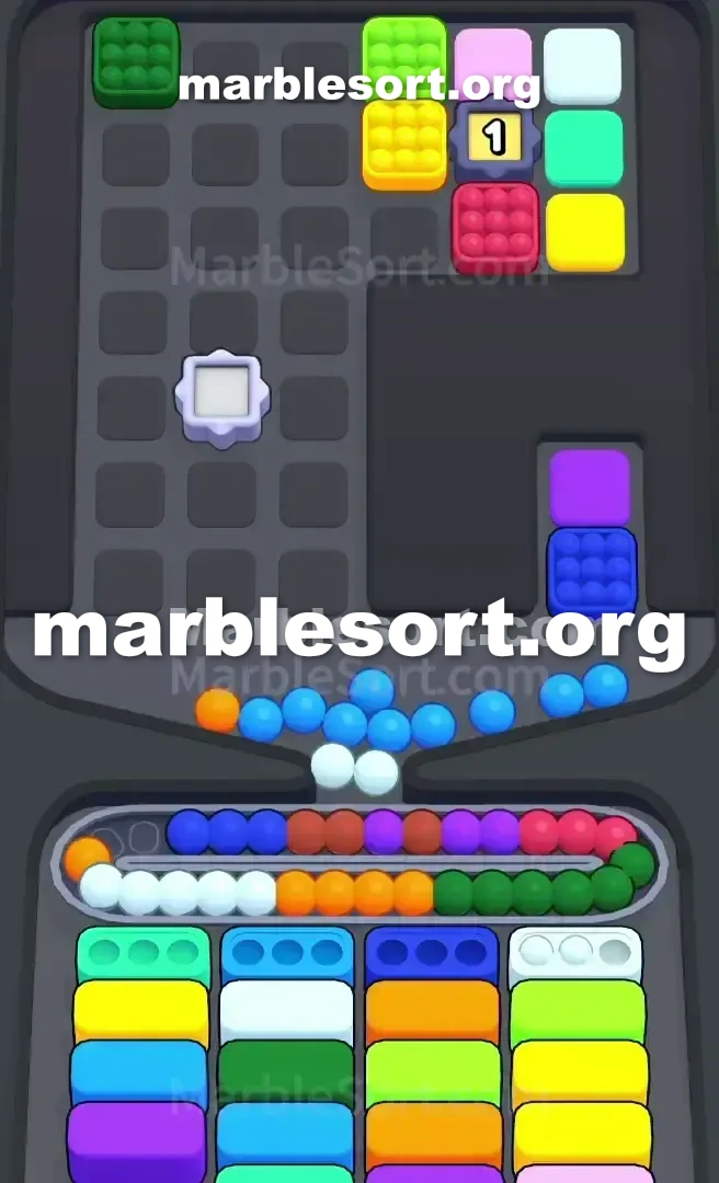 Marble Sort Level 607 screenshot 3