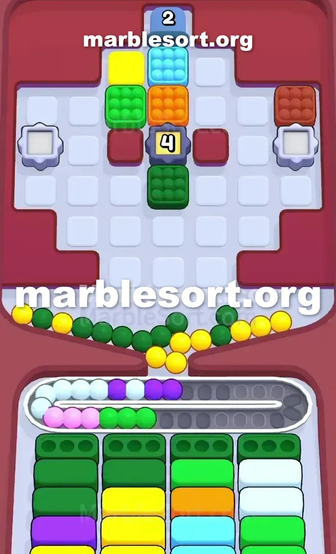 Marble Sort Level 608 screenshot 3