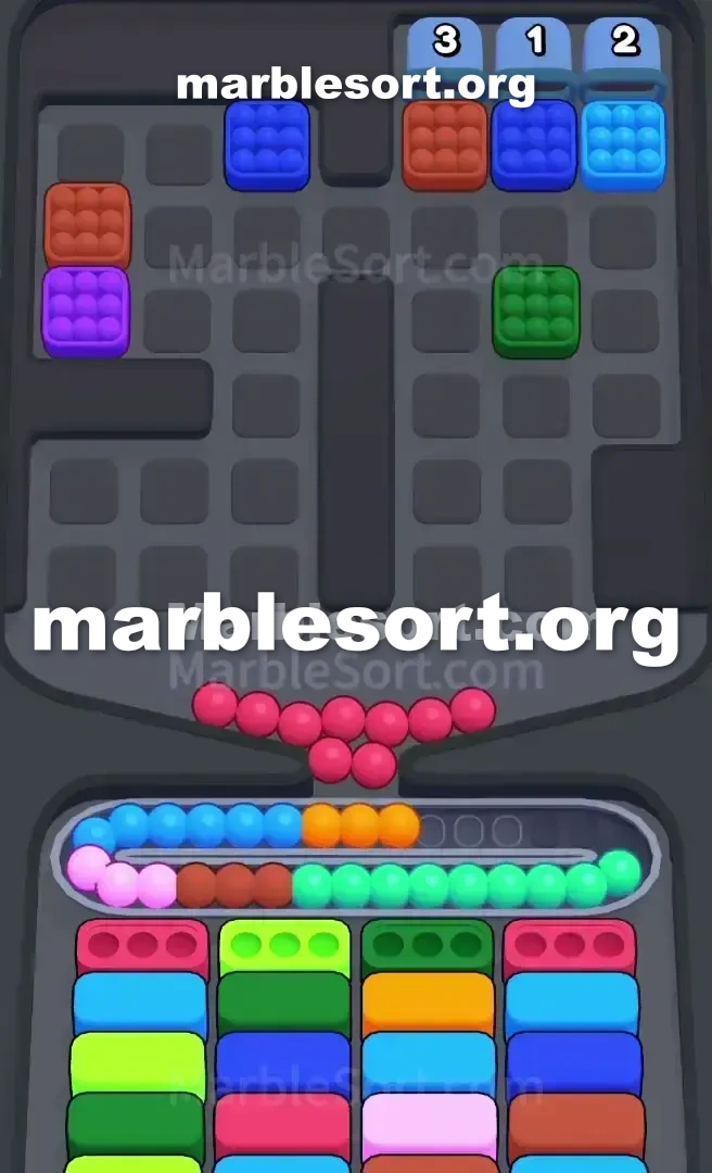 Marble Sort Level 610 screenshot 3