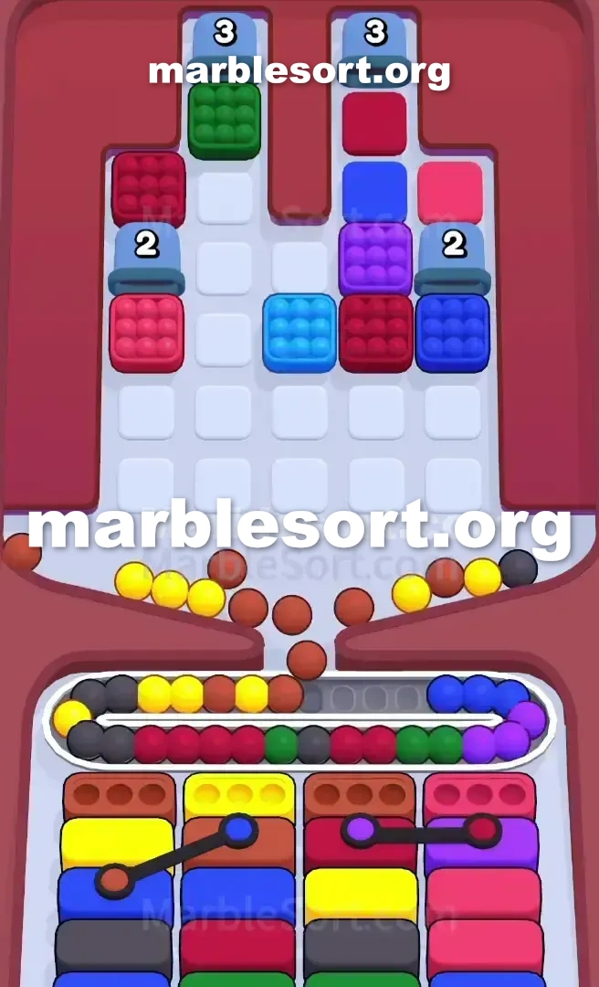 Marble Sort Level 613 screenshot 2