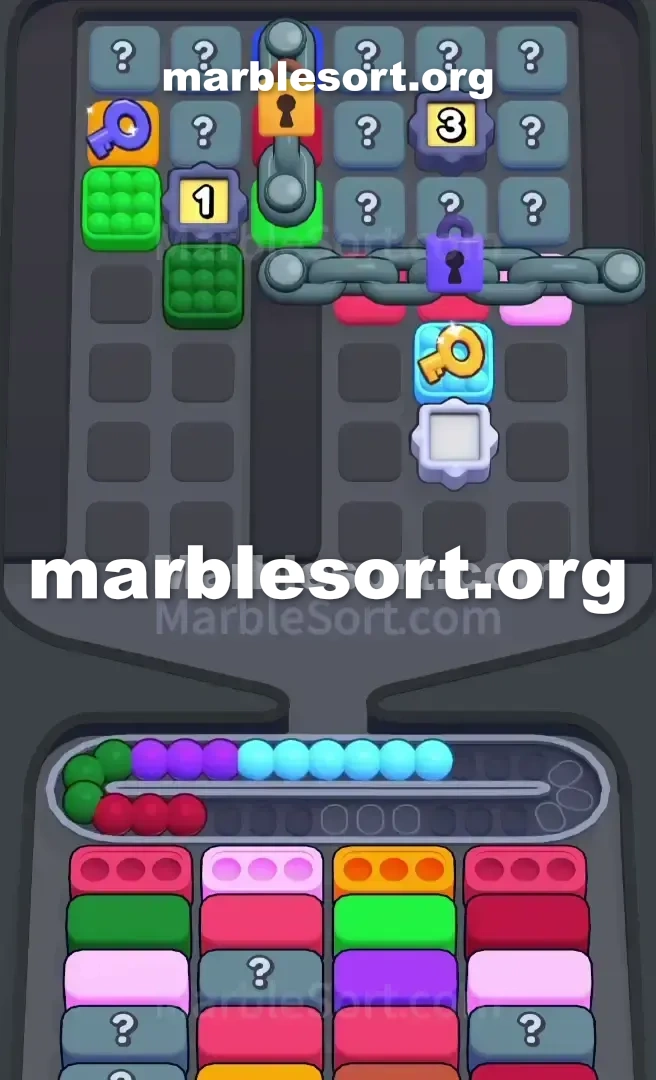 Marble Sort Level 614 screenshot 2