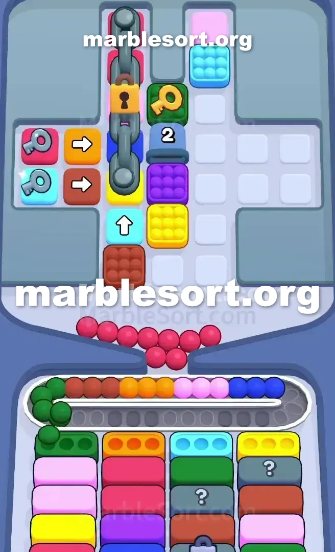 Marble Sort Level 619 screenshot 2