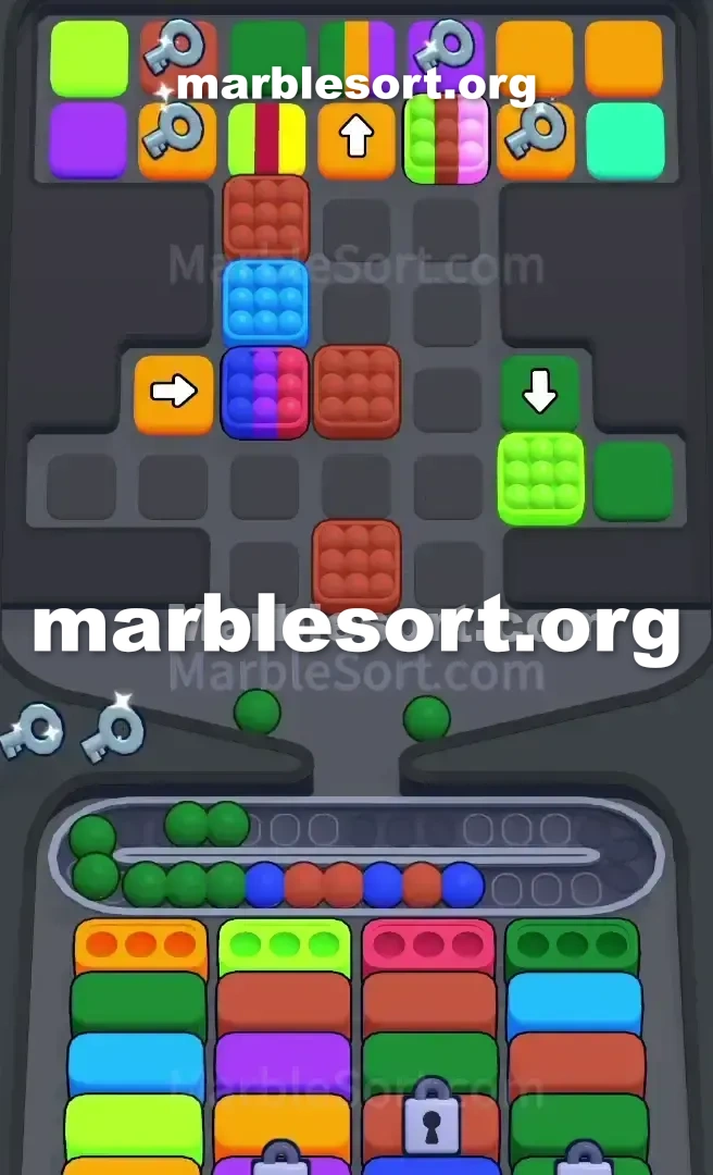 Marble Sort Level 627 screenshot 2