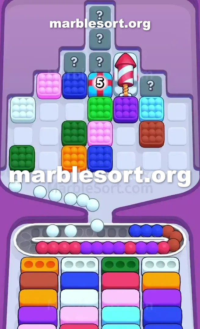 Marble Sort Level 629 screenshot 2