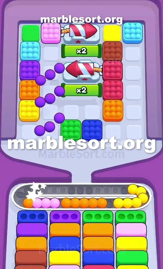 Marble Sort Level 632 screenshot 2