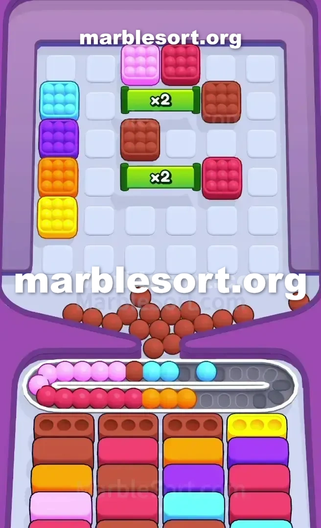 Marble Sort Level 632 screenshot 3