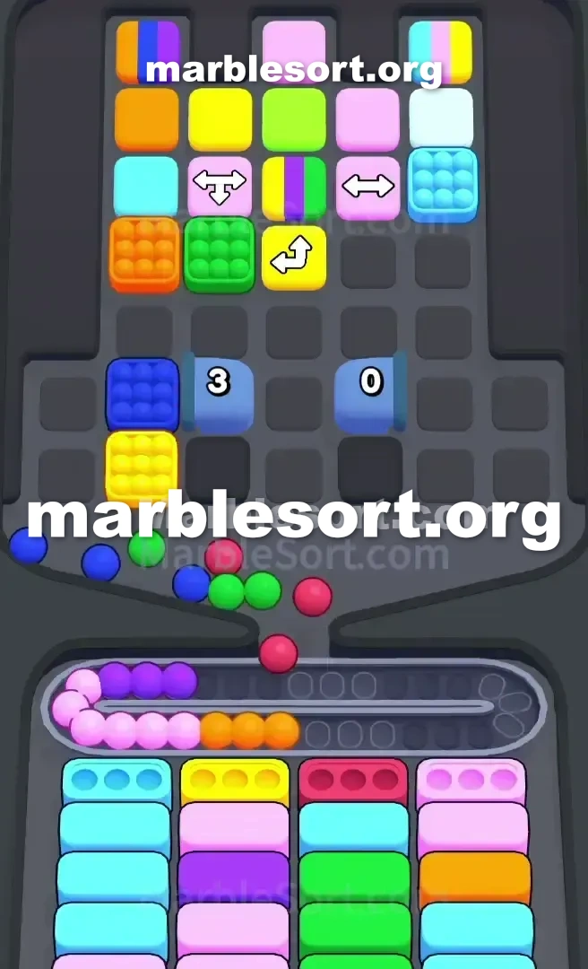 Marble Sort Level 637 screenshot 2