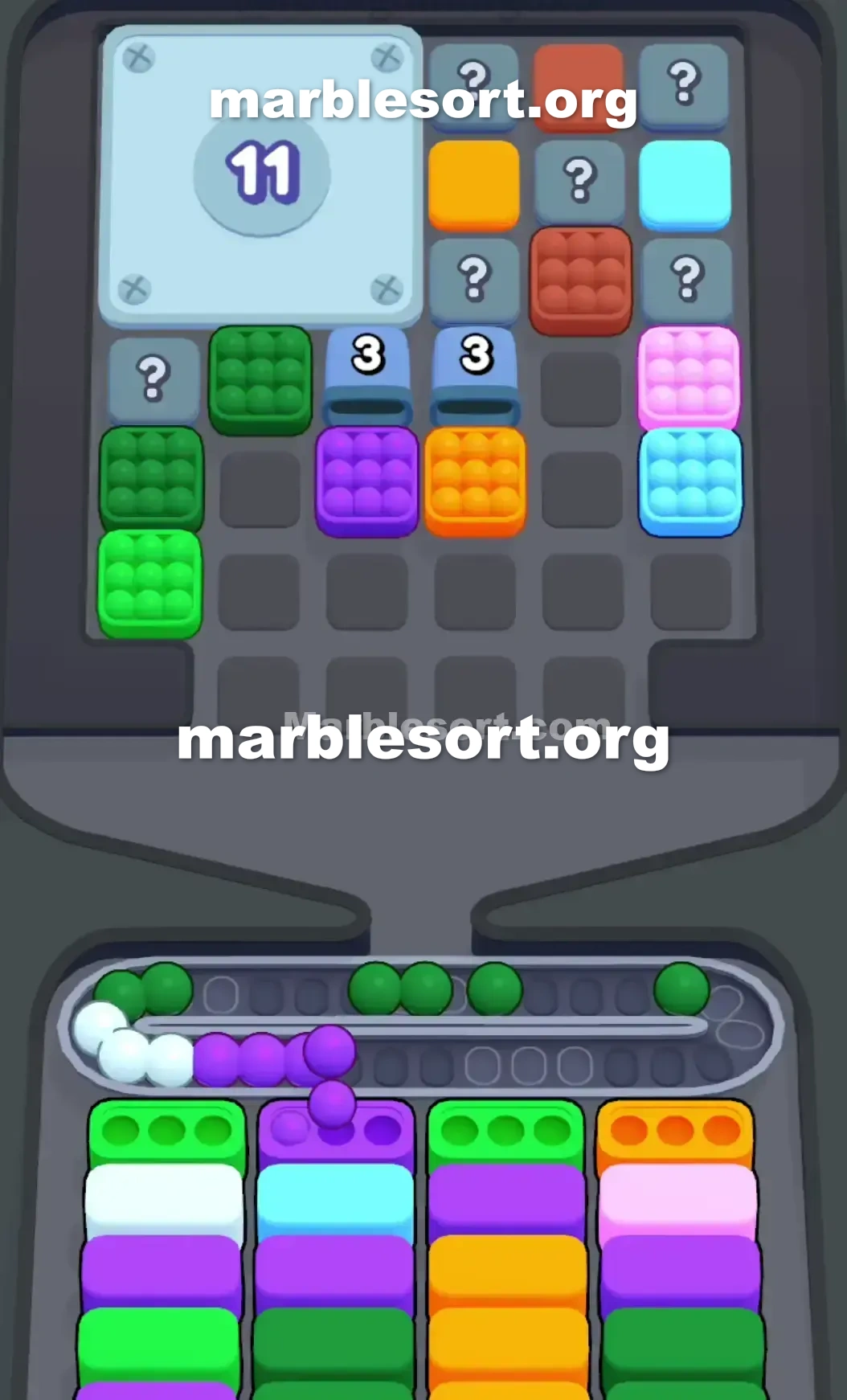 Marble Sort Level 64 screenshot 2