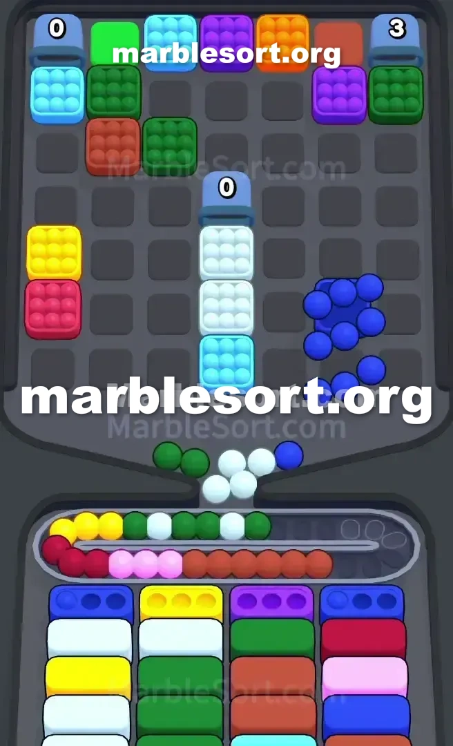 Marble Sort Level 644 screenshot 3