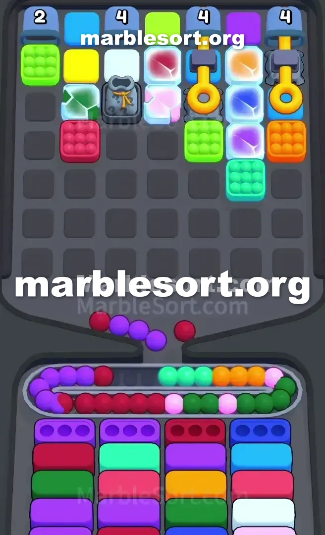 Marble Sort Level 647 screenshot 2