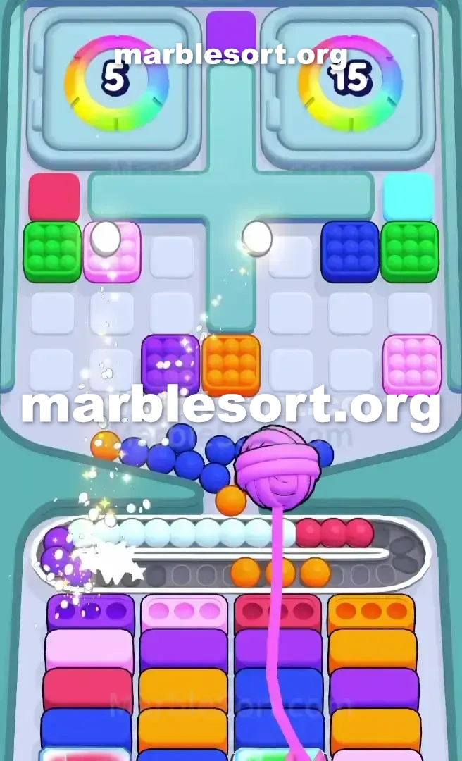Marble Sort Level 658 screenshot 2