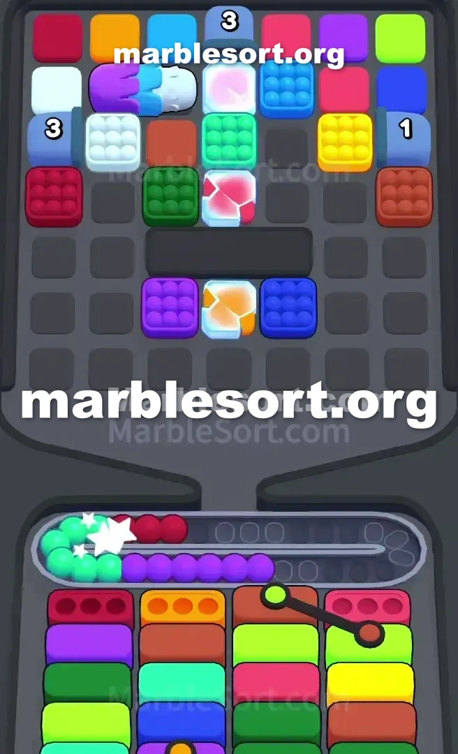 Marble Sort Level 660 screenshot 2