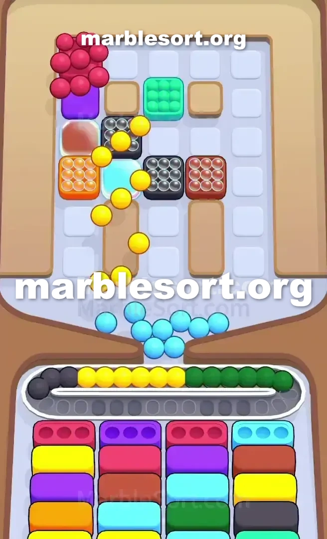 Marble Sort Level 663 screenshot 3