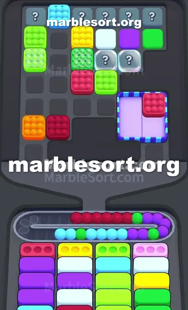 Marble Sort Level 664 screenshot 2