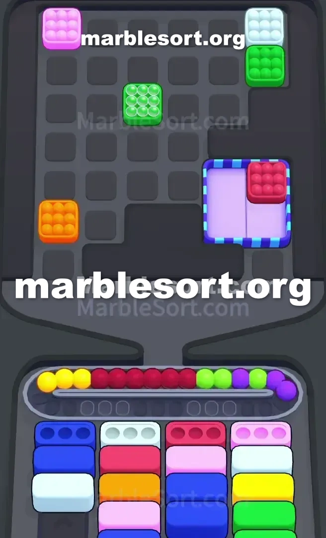 Marble Sort Level 664 screenshot 3