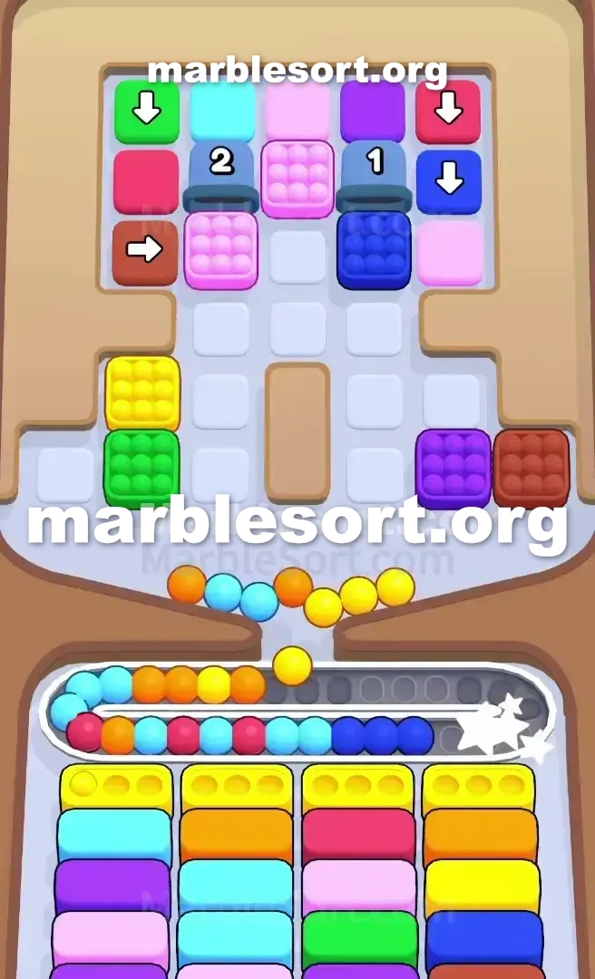 Marble Sort Level 665 screenshot 2