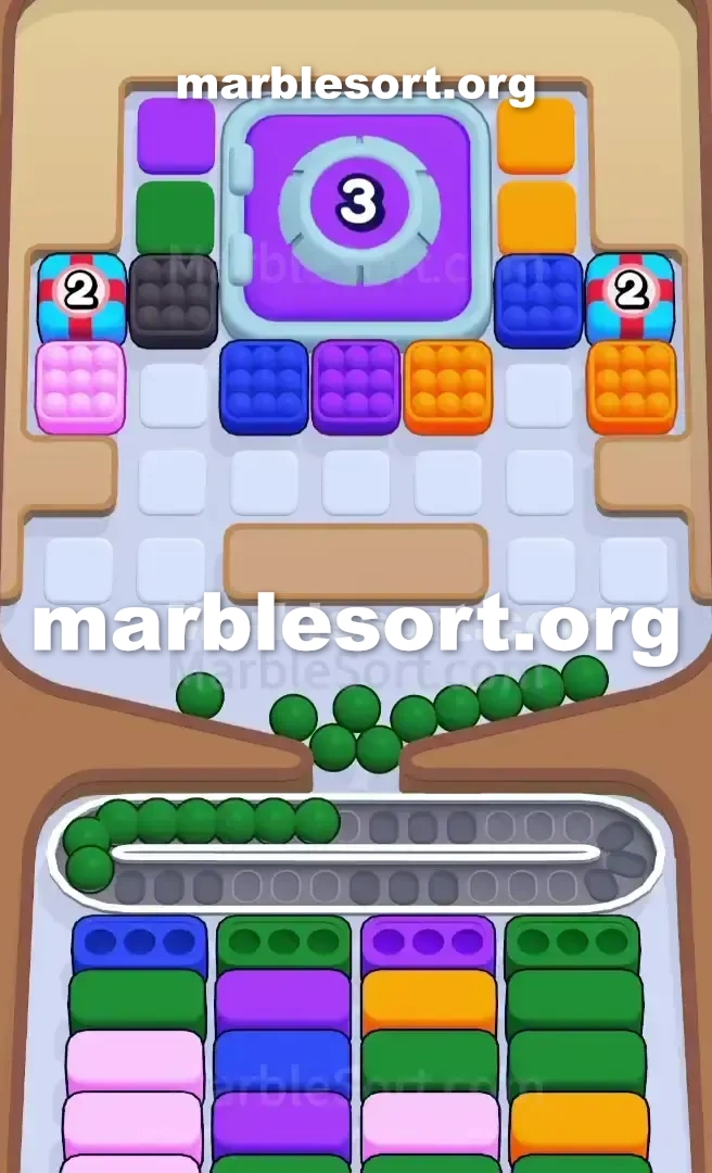 Marble Sort Level 669 screenshot 2