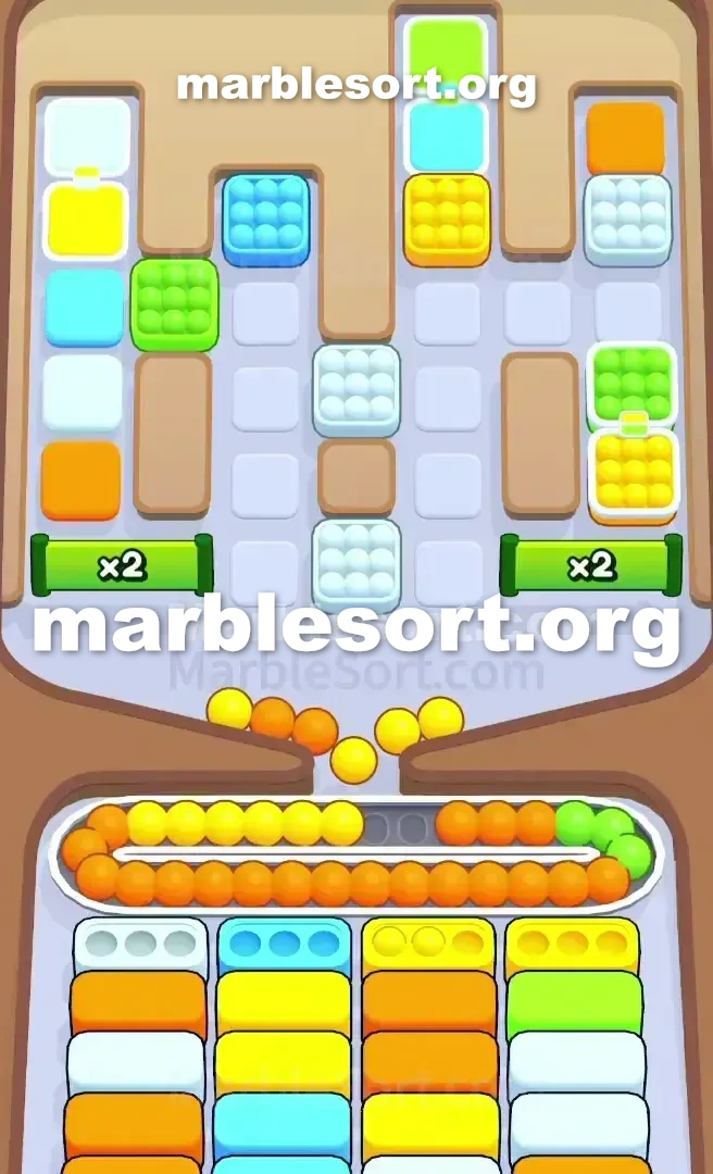 Marble Sort Level 671 screenshot 2