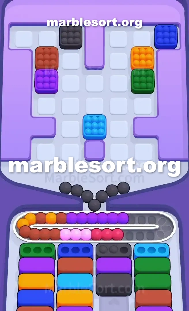 Marble Sort Level 672 screenshot 3