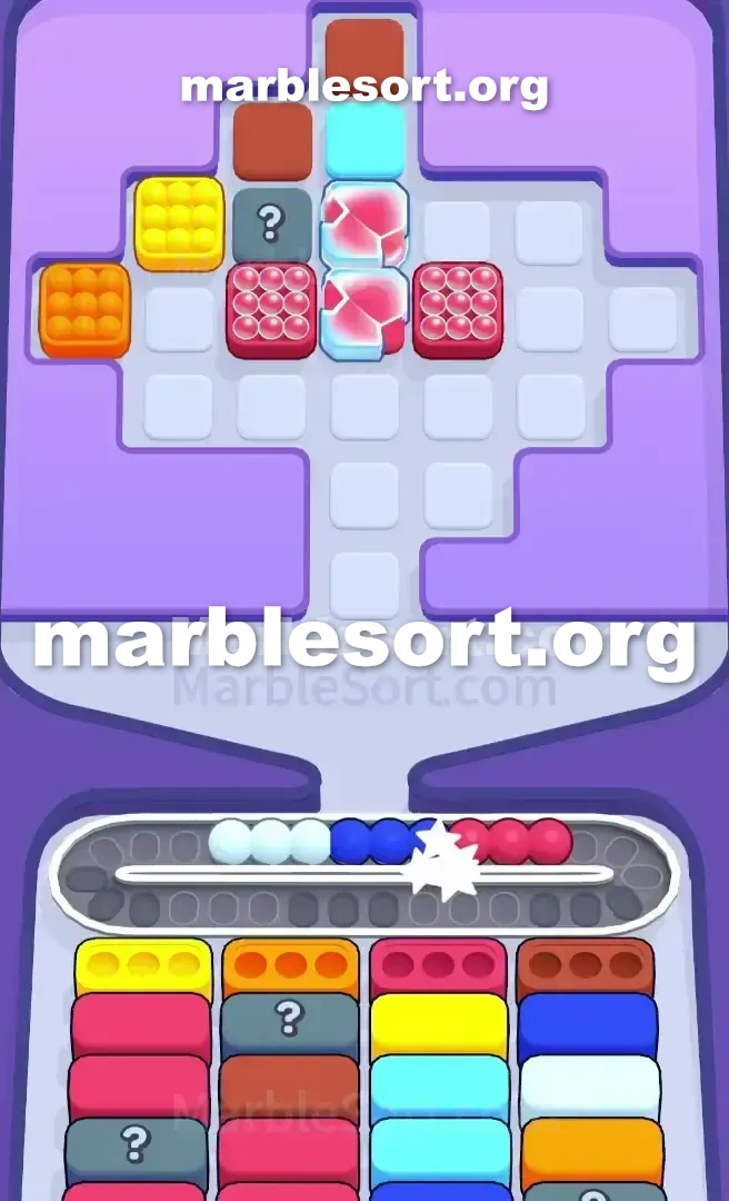 Marble Sort Level 673 screenshot 3
