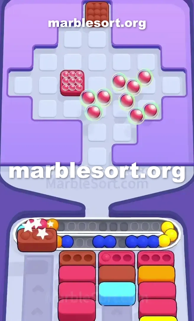 Marble Sort Level 673 screenshot 4