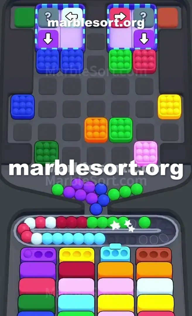 Marble Sort Level 674 screenshot 2