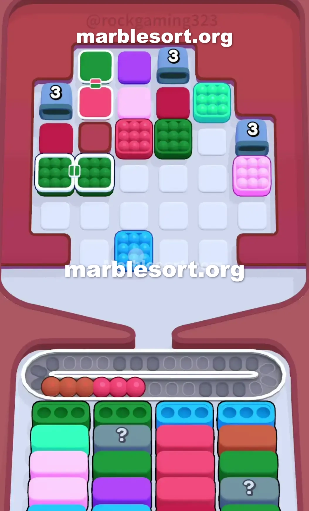 Marble Sort Level 69 screenshot 2
