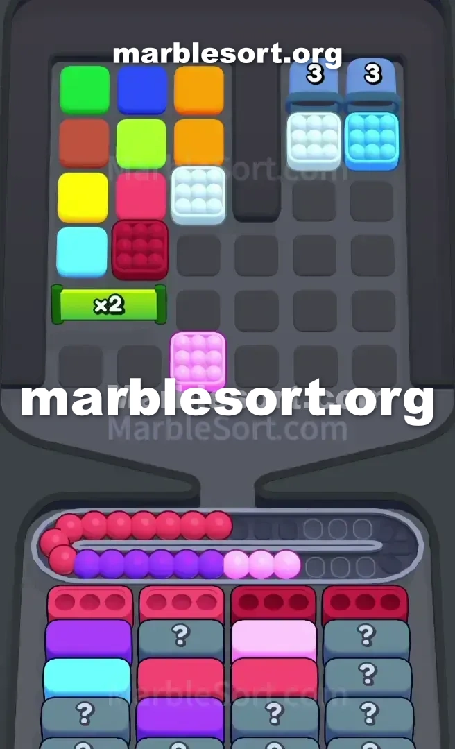 Marble Sort Level 694 screenshot 2