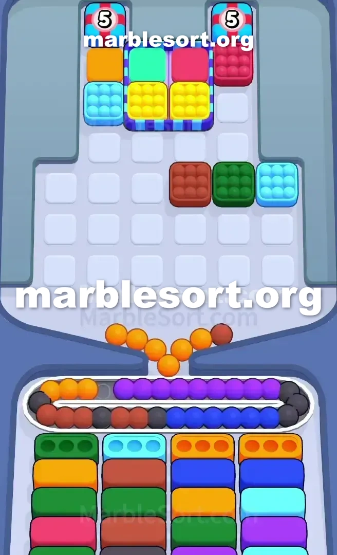 Marble Sort Level 696 screenshot 2