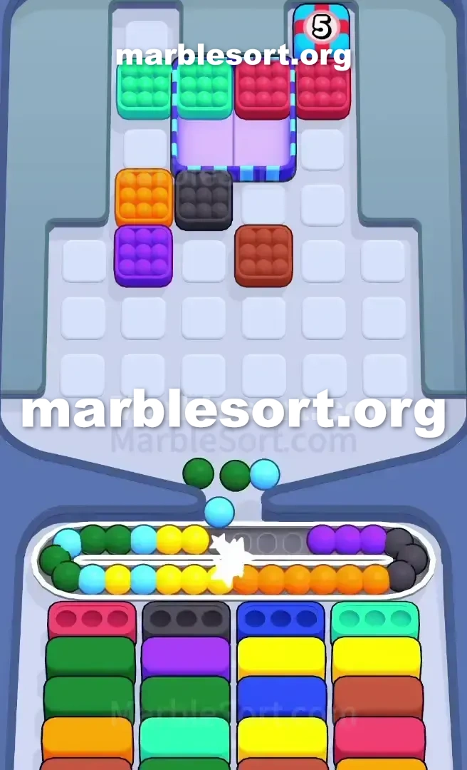Marble Sort Level 696 screenshot 3