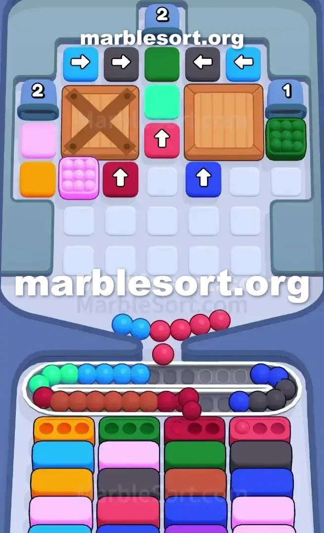 Marble Sort Level 698 screenshot 2