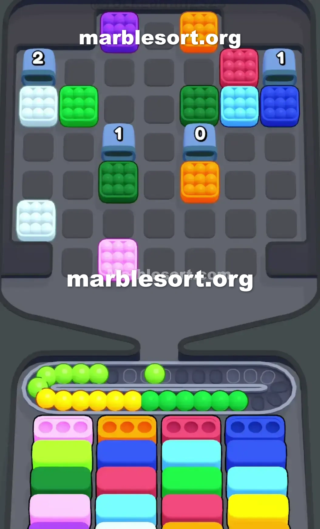 Marble Sort Level 70 screenshot 3