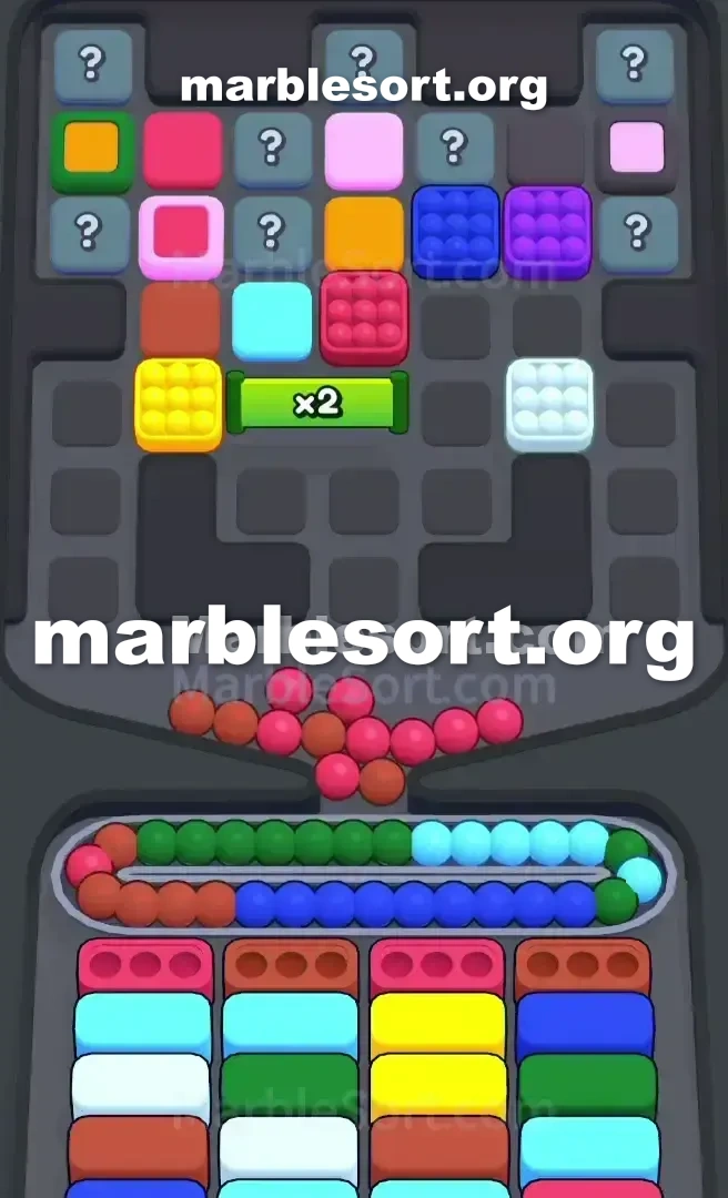 Marble Sort Level 707 screenshot 2