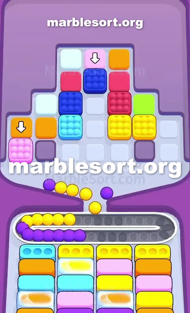Marble Sort Level 711 screenshot 2