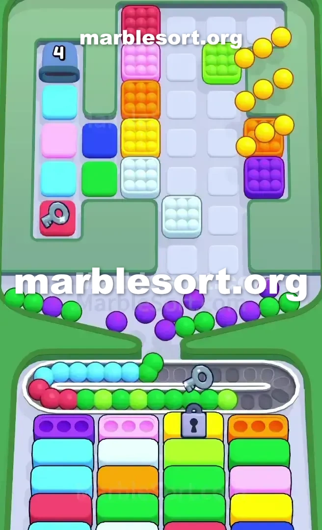 Marble Sort Level 723 screenshot 2