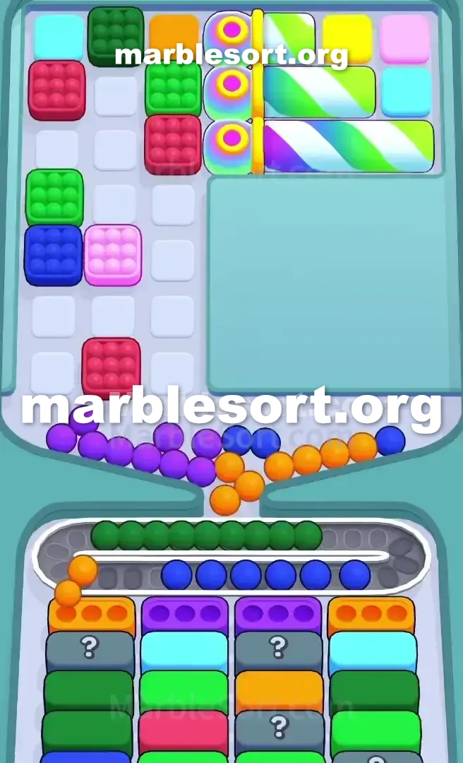 Marble Sort Level 728 screenshot 2