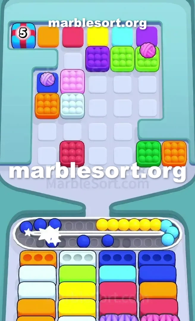 Marble Sort Level 729 screenshot 2