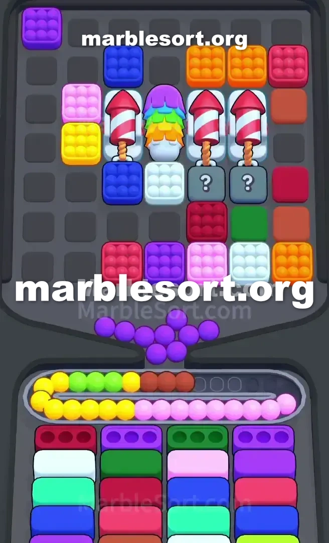 Marble Sort Level 734 screenshot 2