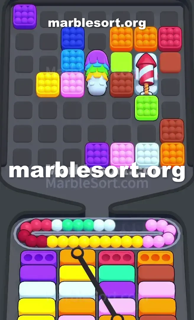 Marble Sort Level 734 screenshot 3