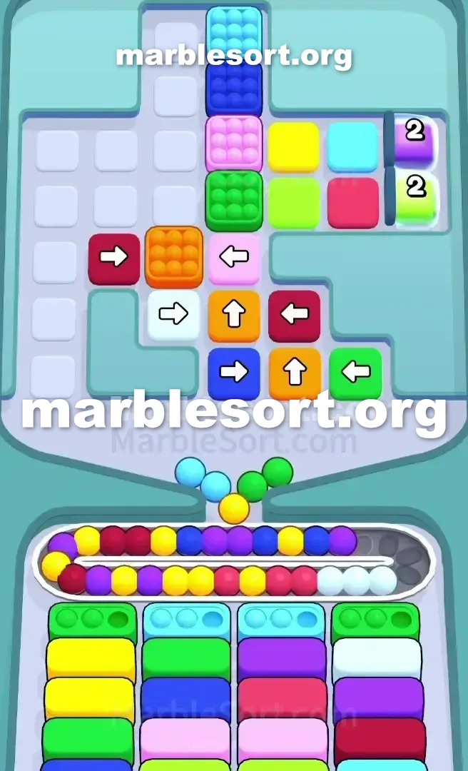 Marble Sort Level 735 screenshot 2