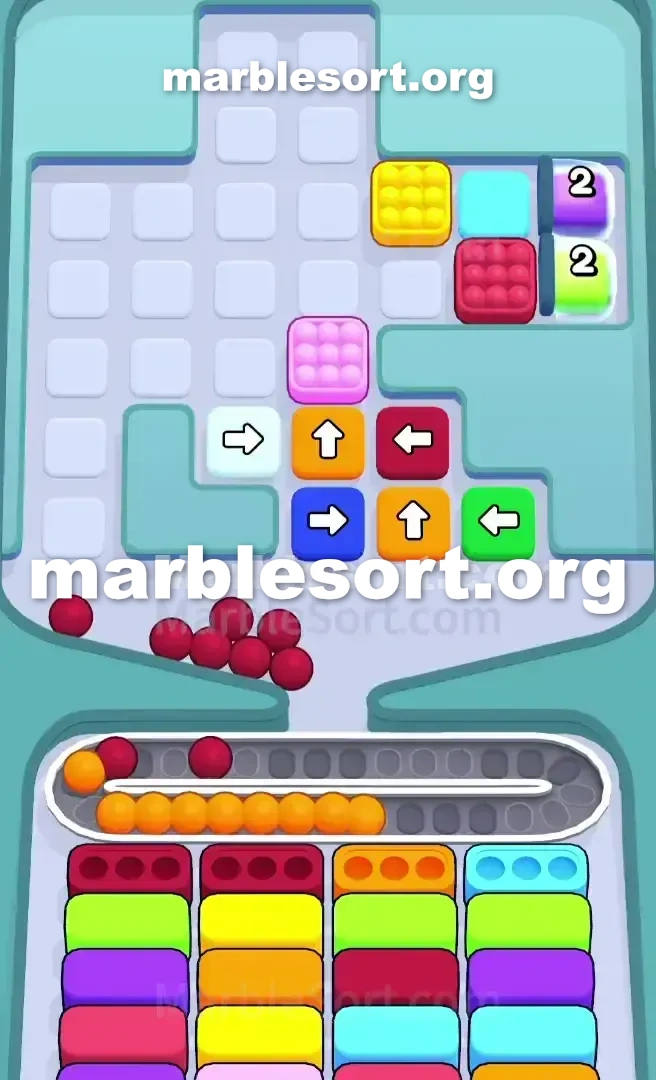 Marble Sort Level 735 screenshot 3